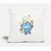 Love What You Do Natural White Pillow